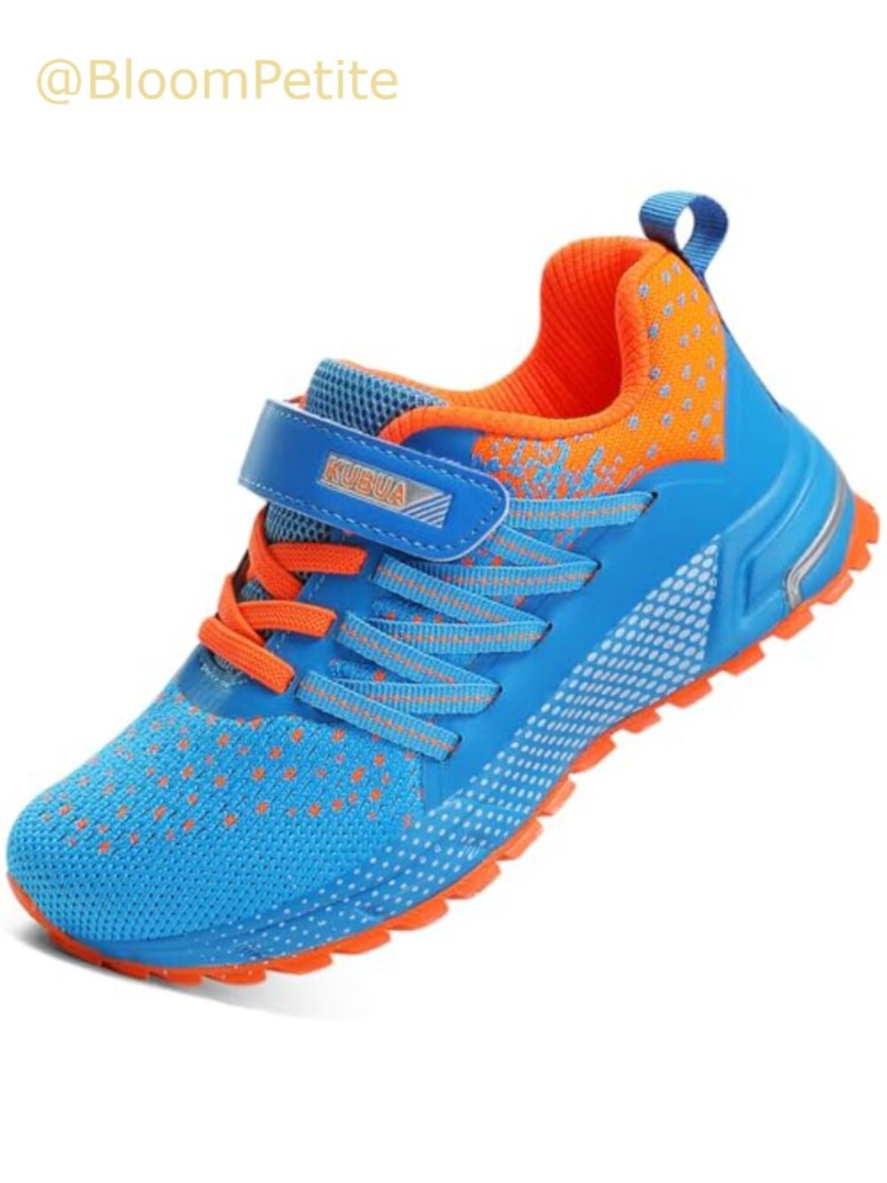 Kids Lightweight Mesh Sneakers Hook & Loop Athletic Tennis Shoes